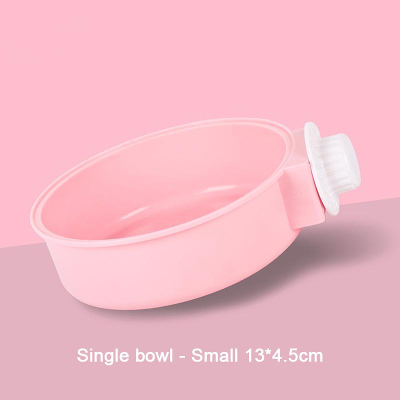 Anti-Tipping Fixed Hanging Dog Bowl Dog Cage Stainless Steel Drinking Bowl Pet Bowl Pet Supplies