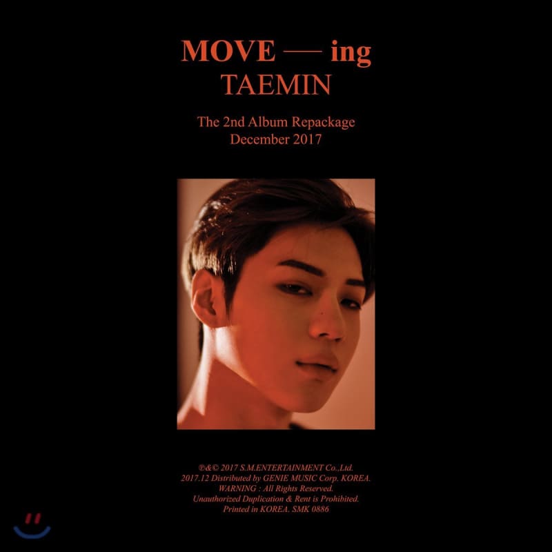 Taemin 2nd Repackage Album - MOVE-ing