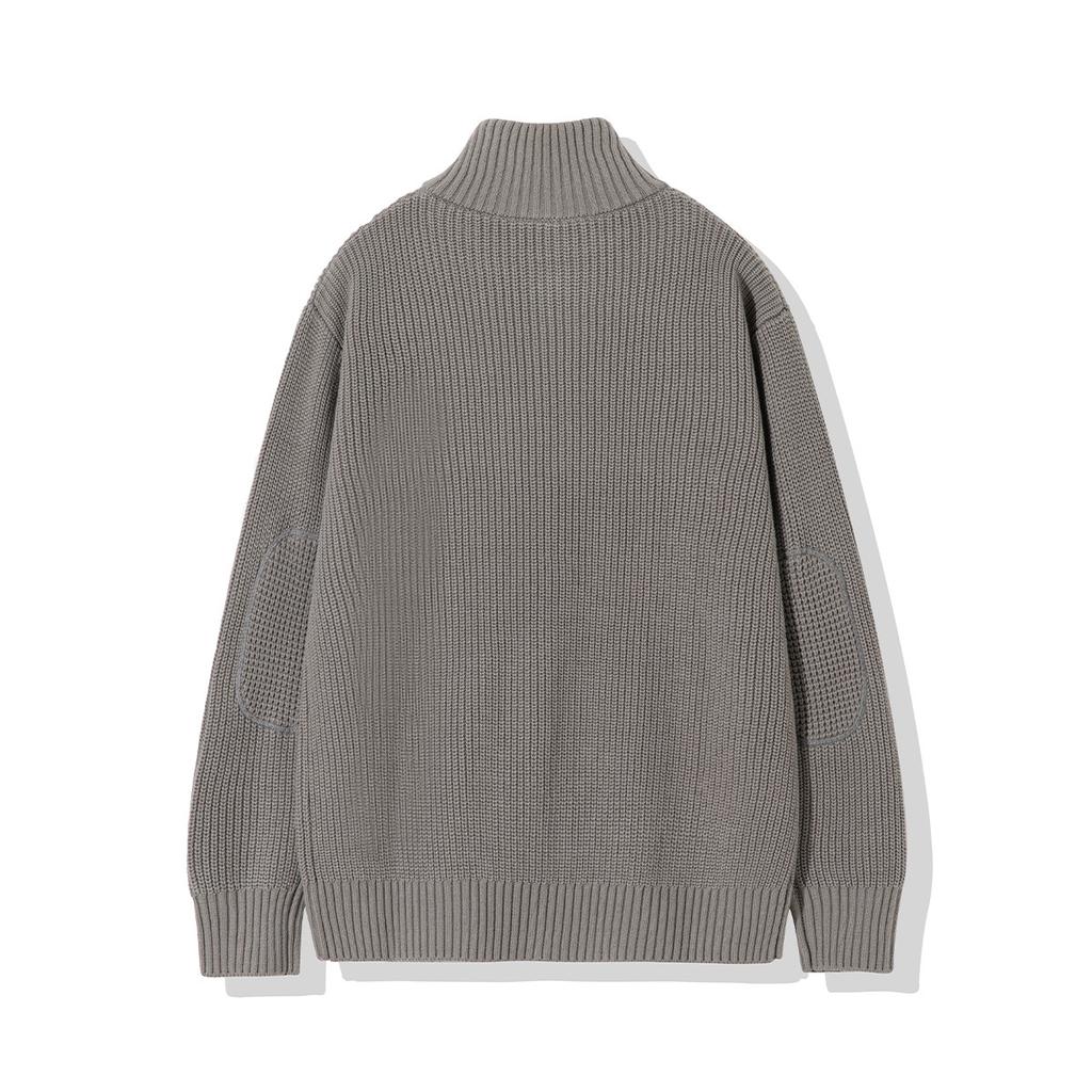 New Era MLB Los Angeles Dodgers Half High Neck Comfortable Casual Long Sleeve Sweater Unisex Sweater Gray 14119860