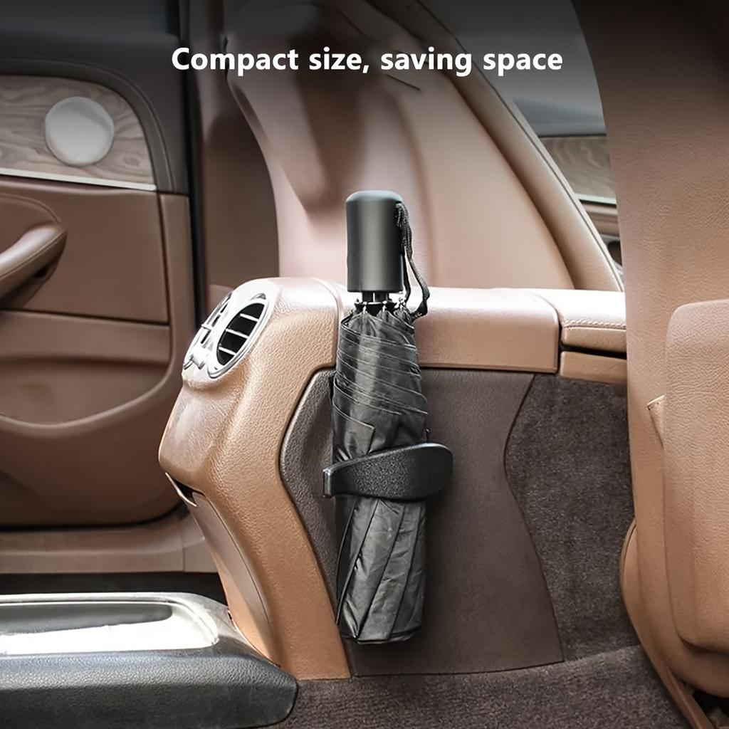 2pcs Multi-Purpose Car Hooks - Umbrella & Storage Clip for Seat Back, Trunk Organizer, Non-Waterproof Plastic, Box,Cabinet,Rack for Outdoor Storage