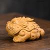 Chinese Lucky Golden Toad Statue Ornaments Yixing Purple Clay Tea Pet Handmade Sculpture Tea Set Decoration Desktop Decors
