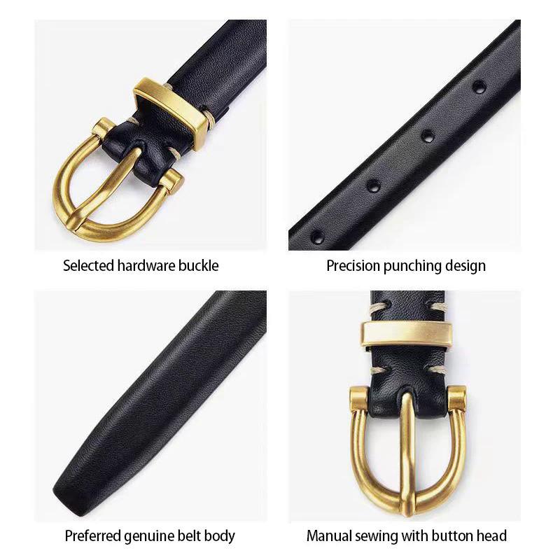 Women Belt PU Leather Female Fashion Metal Belt Buckle Waistband High Quality Trend Belt