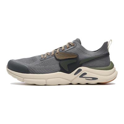 Mind 6 Comfortable Fabric TPU Shock Absorbing Wear Resistant Low Top Running Shoes Men Sneaker Gray A12M341120FGB