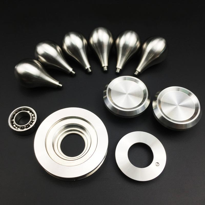 Water Droplet Stainless Steel Fidget Spinner Edc Metal Spinning Top Tip Relieve Stress Relief Toy Gyroscope Anti-Stress For Kids