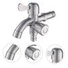 Home Improvement Easy Install Sink Dual Outlet Faucet Dual Outlet Faucet Drain 14*12*2cm Compatible With Sinks