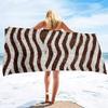 Soft Towel Abstract Animal Tiger Print, Bathroom Beach Towel,Quick Dry Towel Sand Proof Beach Towel Microfiber Beach Towels