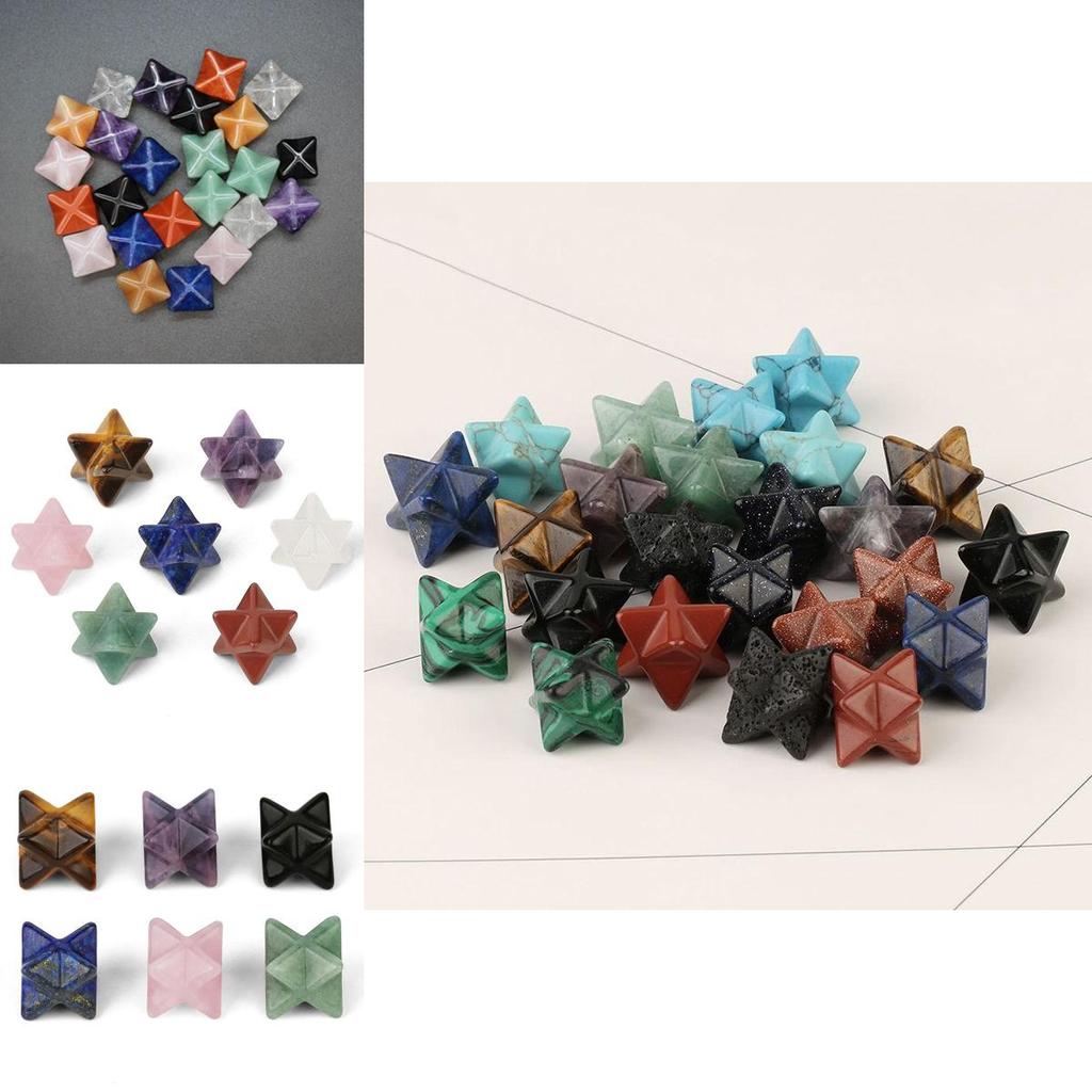 Exquisite Merkaba Star Crystal For Sacred Healing Energy And Elegant Home Decor