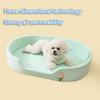 Elastic Flower Fencing Small Cat Bed Cushion Summer Breathable Cooling Dog Bed for Medium Dog Cushion Cat Basket Accessories