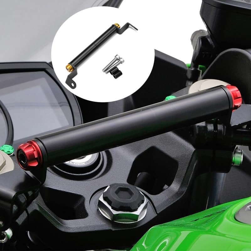 

Мотоциклетный кронштейн для крепления смартфона для Kawasaki Ninja Ninja и Z250 400, 250, Z400, (Золото) золотой