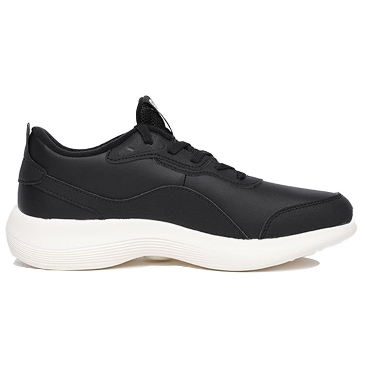 Anta Synthetic Leather Shock Absorbing Non-Slip Durable Low-Top Training Shoes Men Sneakers Black White 112047716-7
