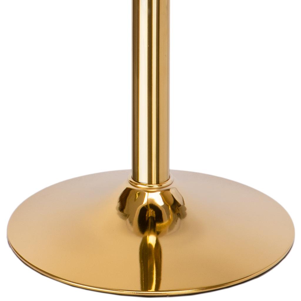Arako Gold Bar Stool, Black Velvet