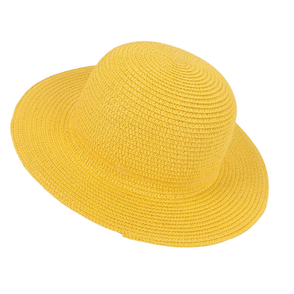 Straw Hat Wide Brim Sun Blocking Lightweight Woven Sun Hat for Fishing Beach Hiking Party Cosplay