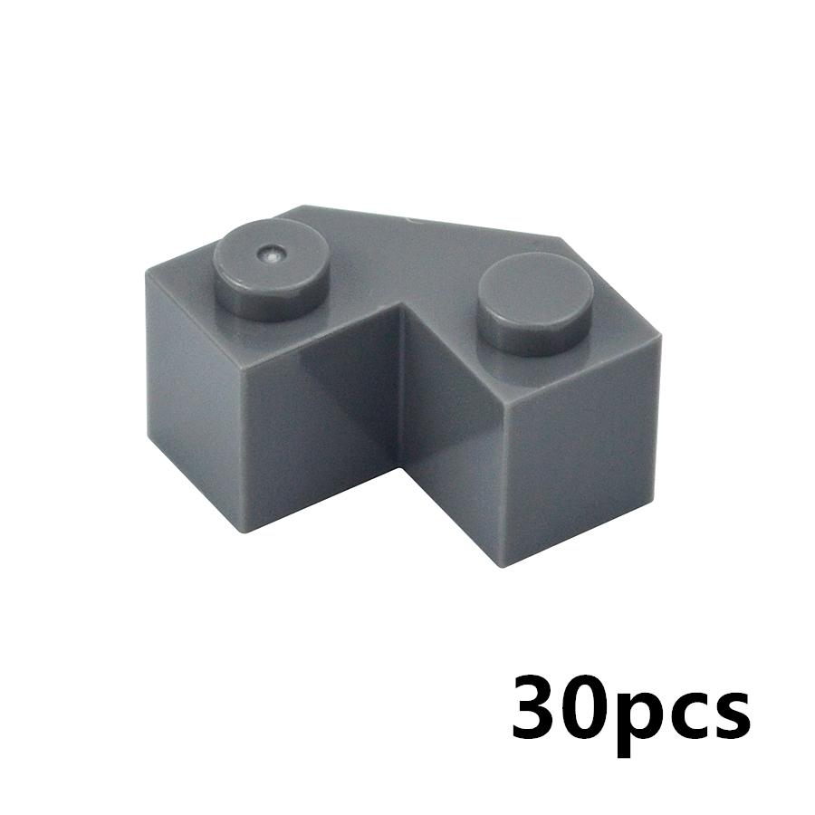 30pcs MOC Brick Parts 87620 Brick Wedge 2x2 Facet Compatible Building Block Particle DIY Assmble Kid Puzzle Brain Toy Gift