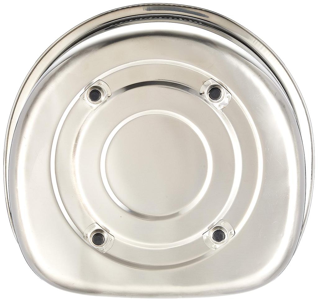 Kai Corporation Washtub with High Rubber Legs DZ1141 Silver D-shaped