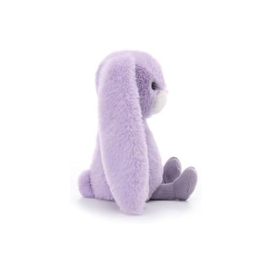 Apricot Lamb Purple Wreath Bunny Rabbit Plush Toy, Suitable for Boys and Girls Soft and Cute, Fluffy Purple Wreath Bunny Rabbit 18cm