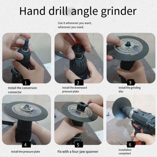 Klíč k úhlové brusce Velkozatěžový Vysoce uhlíková ocel Profesionální Protiskluzový Čtyřdrápý Klíč pro nastavení úhlové brusky Opravné nástroje