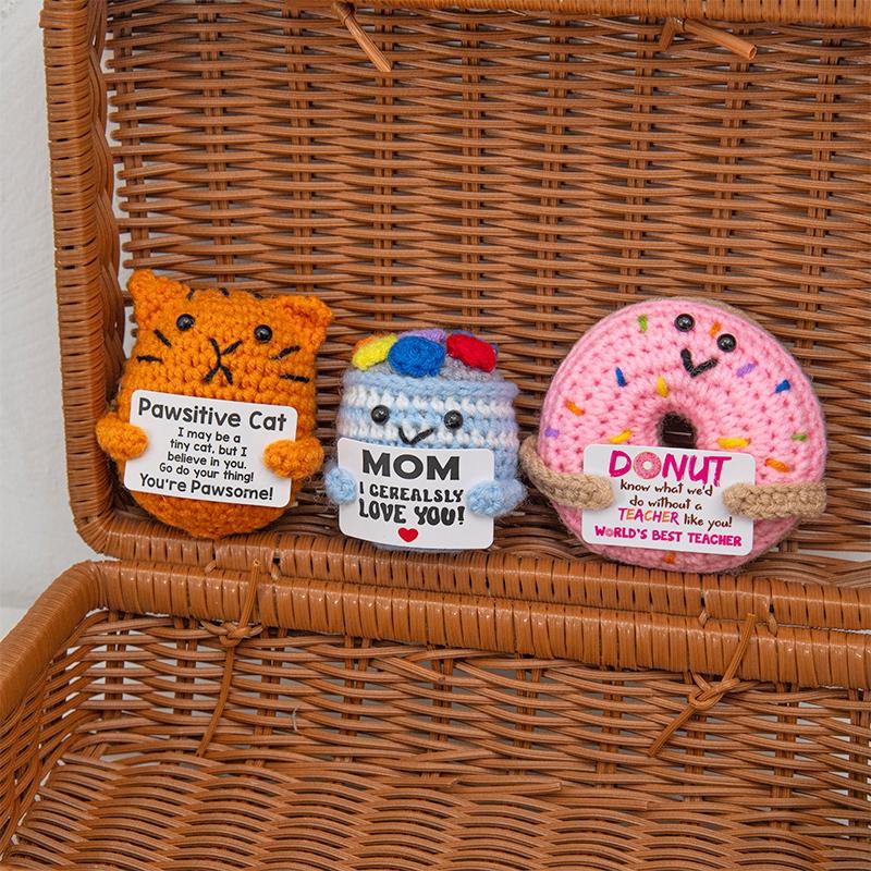 Positive Ornament Animal Whale Cat Doughnut Desk Accessories Handmade Animal Gifts Home Decoration Car Interior Accessories