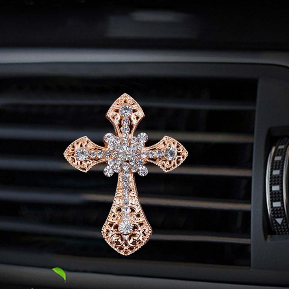 Crucifixion Car Smell Flavoring In Christian Outlet Perfume Clip Car Air Freshener Vent Clip