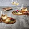 New Wooden Appetizer Plates Elegant Easy To Clean Charcuterie Accessories Durable Cocktail Plate Party