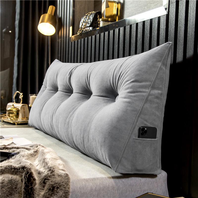 

Треугольная подушка для изголовья - Большая подушка для спинки для кровати и общежития в стиле татами 120x20x50 cm