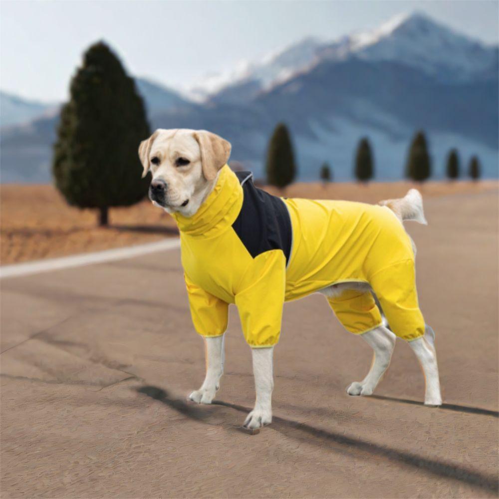 Adjustable Dog Raincoat Waterproof Pet Raincoat Dog Rain Overalls Anti Storm Coat  Hiking