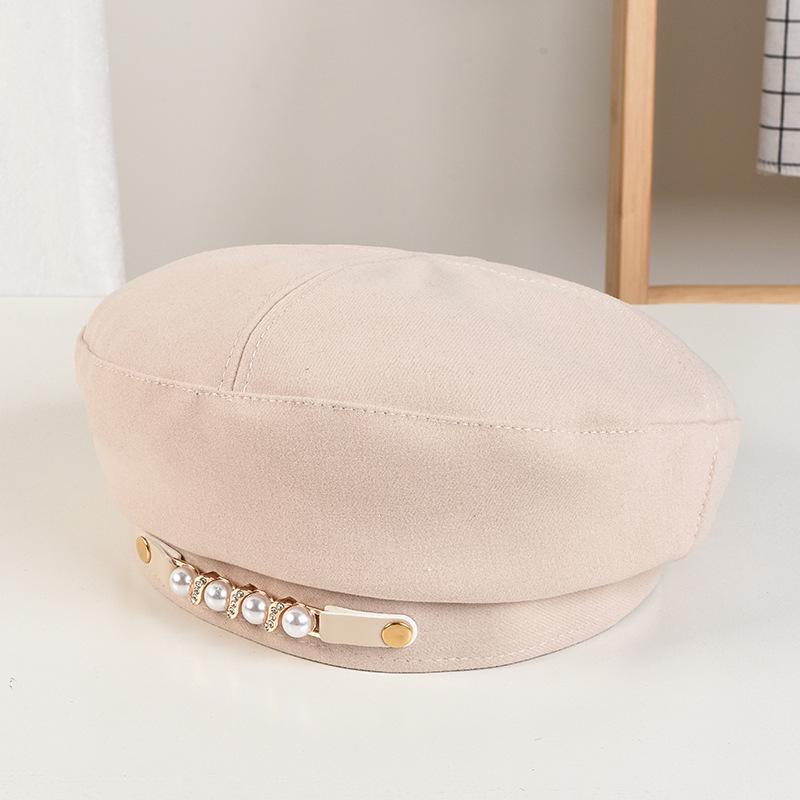 Women's Retro Japanese Cartoon Bear Wool Beret Hat