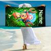 Personalized customized proof beach towel with One Piece Chopper pattern - soft, absorbent,quick-drying,perfect swimming,camping&bathing