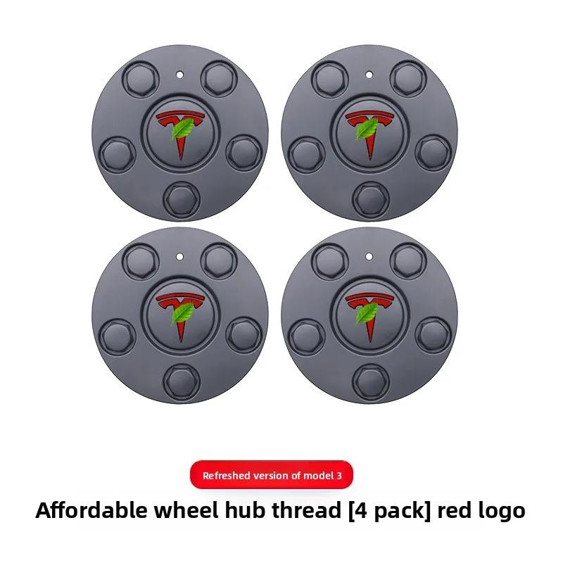 

Car Sticker 4pcs For Tesla Model 3 Highland 2025 Wheel Hub Cover Protective Cover 18 Inch Wheel Hub Center Protective Cover Car Model 3 Highland