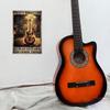 Vintage Guitar Tin Sign Wall Decor Retro Music Room Gift