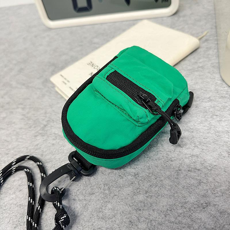 Mini halterneck bags, men's and women's coin purses, headphone bags, trendy brand personalized satchel, key bags, crossbody bags