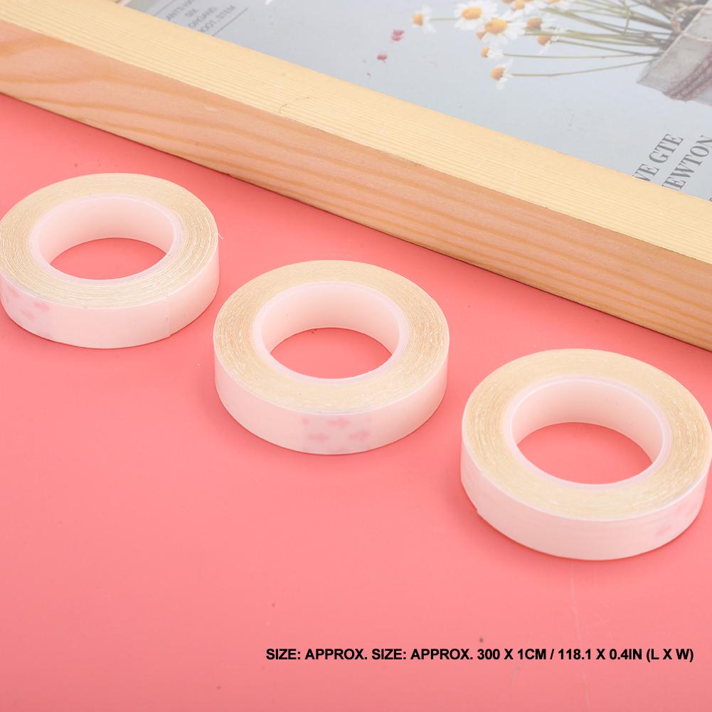 3pcs 300cm X 1cm Hair Extension Adhesive Long Lasting  Double Sided Wig Tape