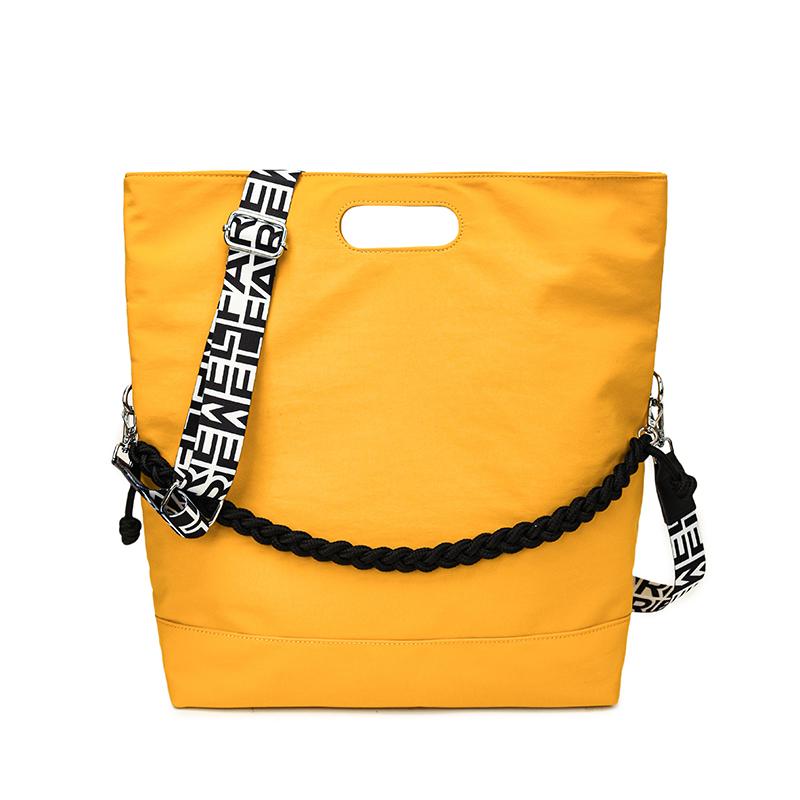 

2025 New Style Nylon Large-capacity Handbags – Minimalist Vintage Messenger Tote Bags with High-end Commuter Style, Trendy Singl 15 inches жёлтый