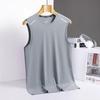 Men's Quick-Dry Sports Vest & Loose Summer T-Shirt - Plus Size, Ice Silk, Sleeveless & Short Sleeve Options