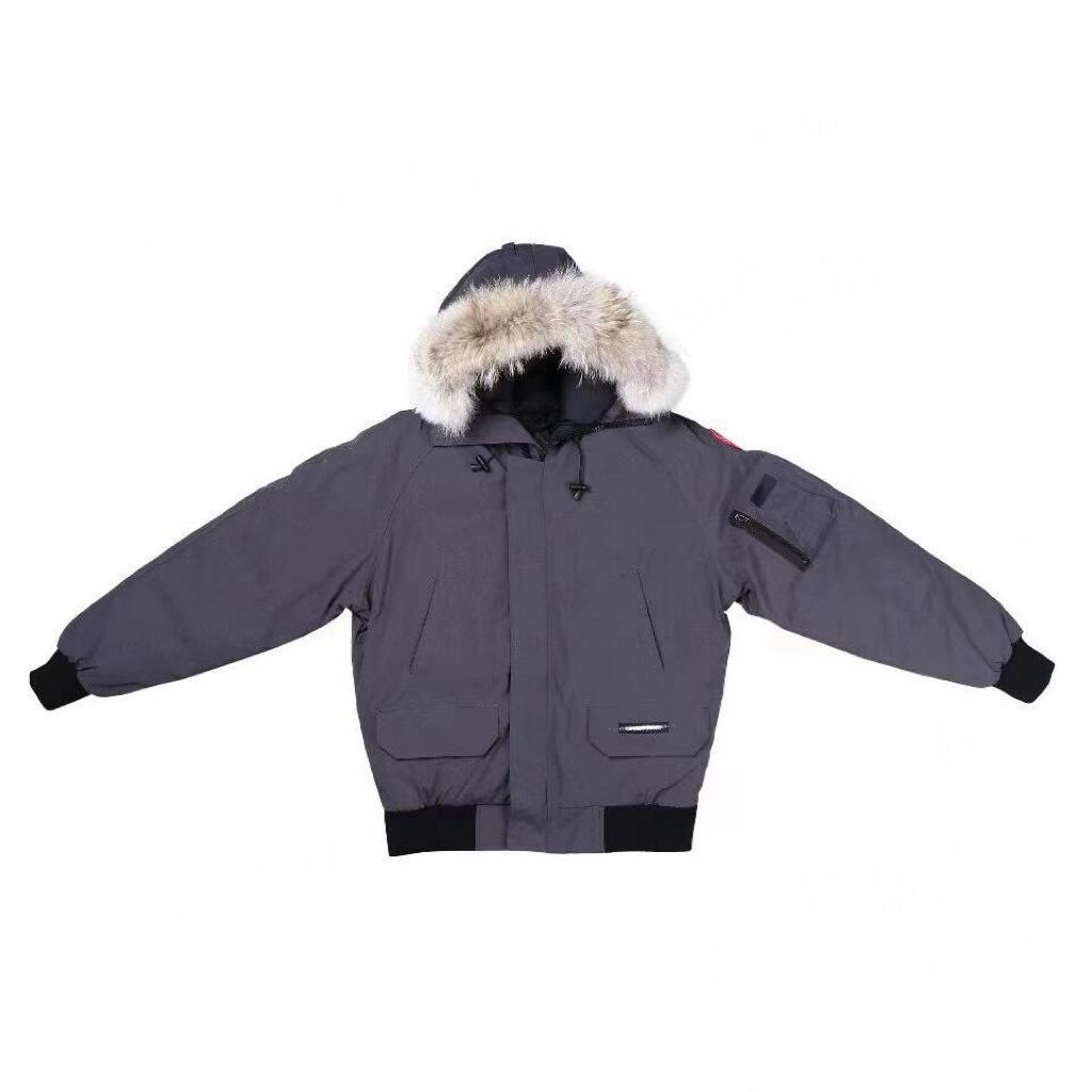Big Goose 01 Unisex Winter Down Jacket with Fur Collar
