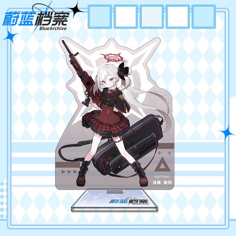16cm Height Blue Archive Acrylic Stand Character Figurine