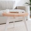 VidaXL Table Top Ø60x4 Cm Round Solid Beech Wood 355923