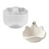 Halloween Theme Ghost Storage Bowl Mold Non-Stick Drip Glue Mold Candy Bowl Mold  DIY Handmade Use
