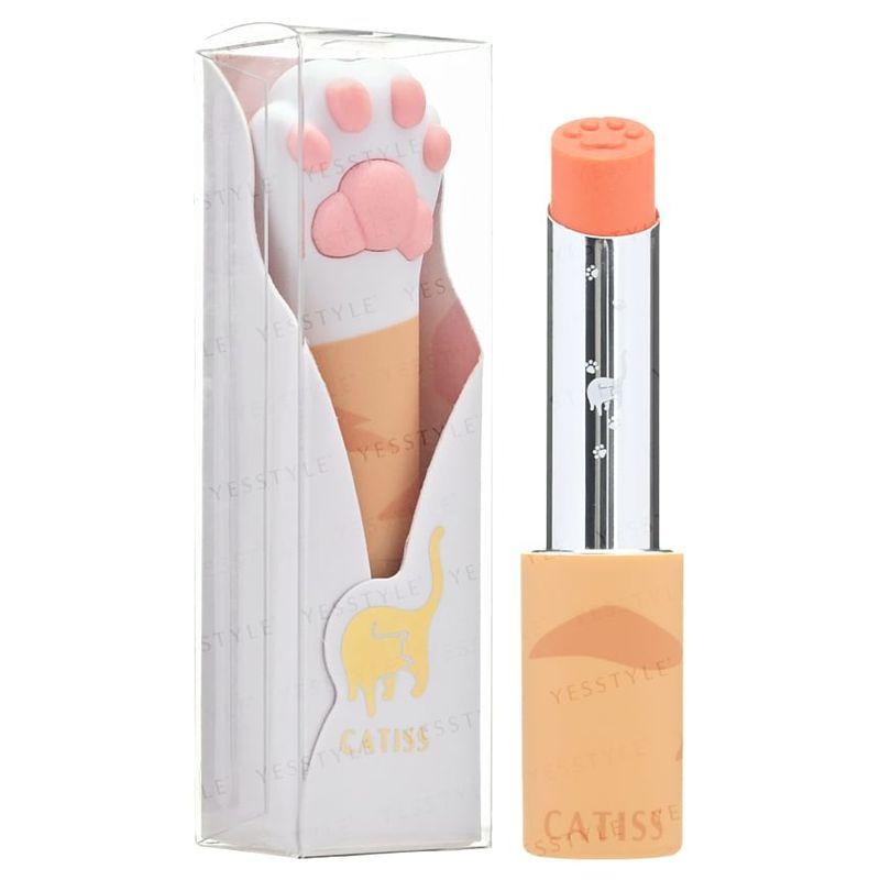 CATISS - Balsamo Labbra Zampa di Gatto Zenzero Sapore Miele e Arancia Naturale