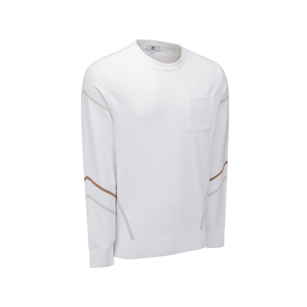 ANEW GOLF Men Fa Essential Sweater_Wh