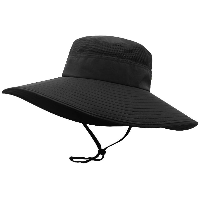 Oversized Brim Sun Hat Summer Hat Sun Protection Big Edge Hat Quick-drying Mesh Light and Breathable Summer Cool Hat