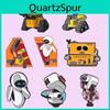 Brosă Metalică Cartoon Unică cu Extraterestru Pin Colectibil Elegant Pentru Accesorii de Modă Trendy