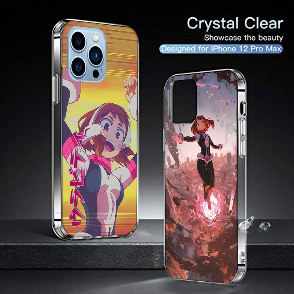 1pc Ochako Uraraka Cases Phone Case For Iphone 17E 16E 17 Air 16 Pro Max 15 Pro 14 Plus 11 13 12 Mini Cover Cases Compatible Wit