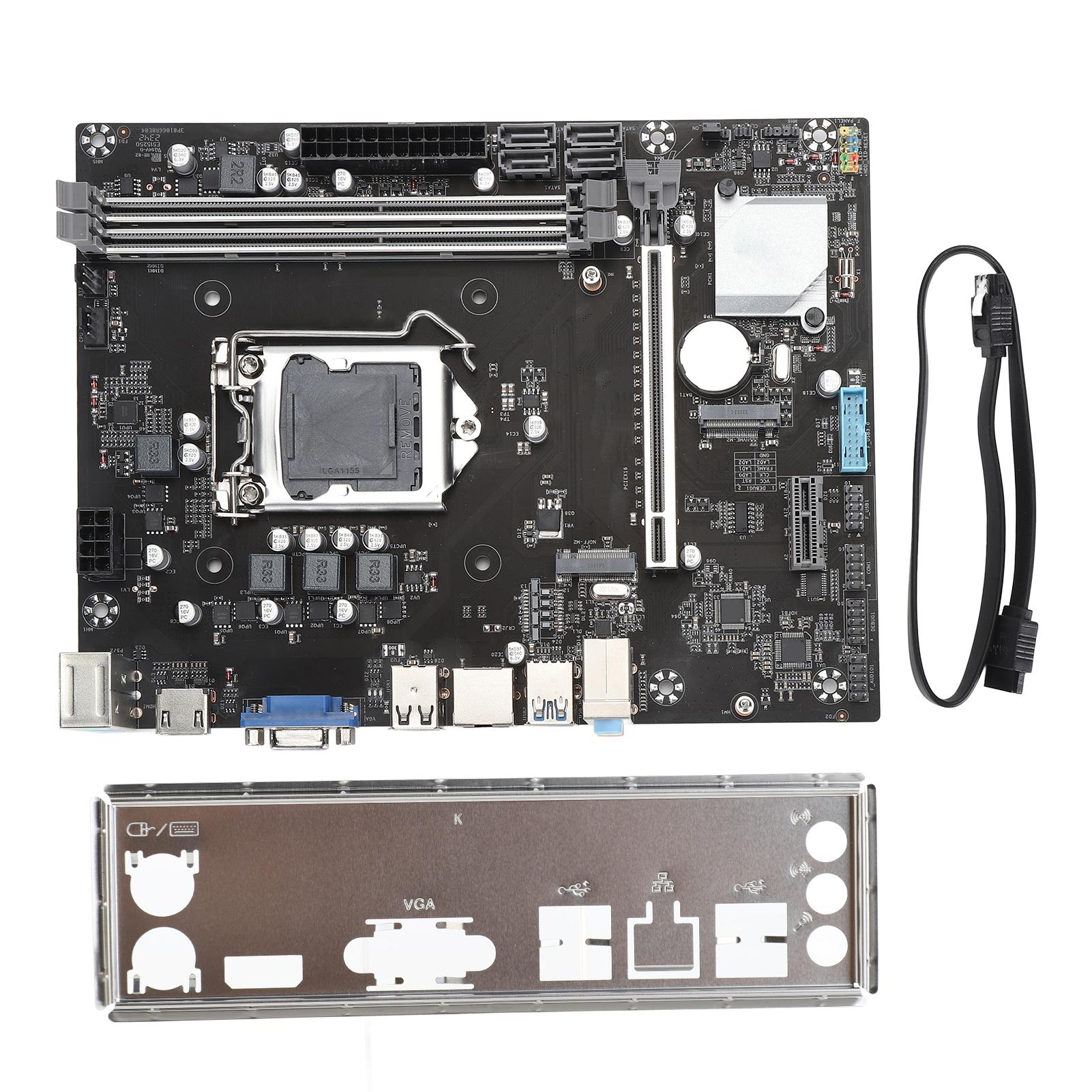 

Материнська плата комп ютера B75M K з підтримкою пам яті DDR3 M.2, протоколу NVME, порту USB 3.0 для ПК