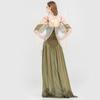 Green Forest Magic Butterfly Fairy Fairy Princess Long Dress Angel Dress, Halloween Costume