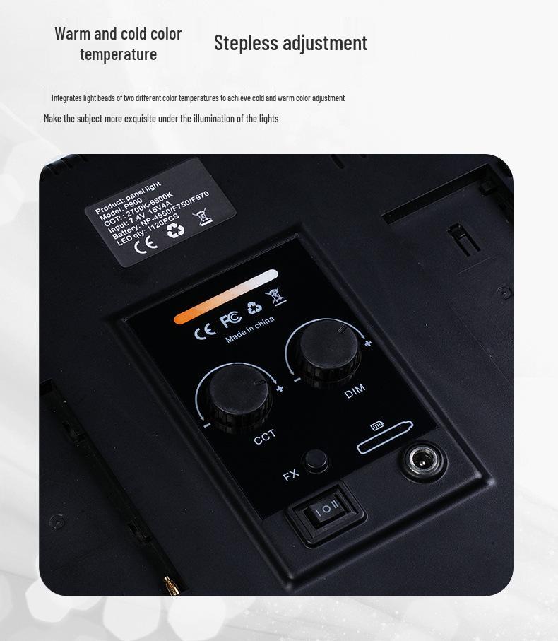Shadow King P900 Bi-color Flat Panel Light for Outdoor and Portrait Photography