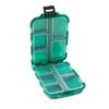 Portable Spinner Hook Baits Eco-Friendly Plastic Shrimp Lure Case Tool Box Fishing Tackle Storage 10 Lattices