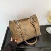 Vintage Fashion Casual Tote Bag For Women Large Capacity Stylish Commuter Handbag