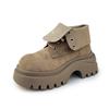 Two British-style Small Thick-soled Martin Boots for Women's 2025 Autumn New Versatile Thin and Heightened Short Boots