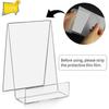 Acrylic Book Stand, Acrylic Book Display Stand With Ledge, Clear Easel Stand For Display, Clear Acrylic Holder For Displaying Picture Music Sheets - P