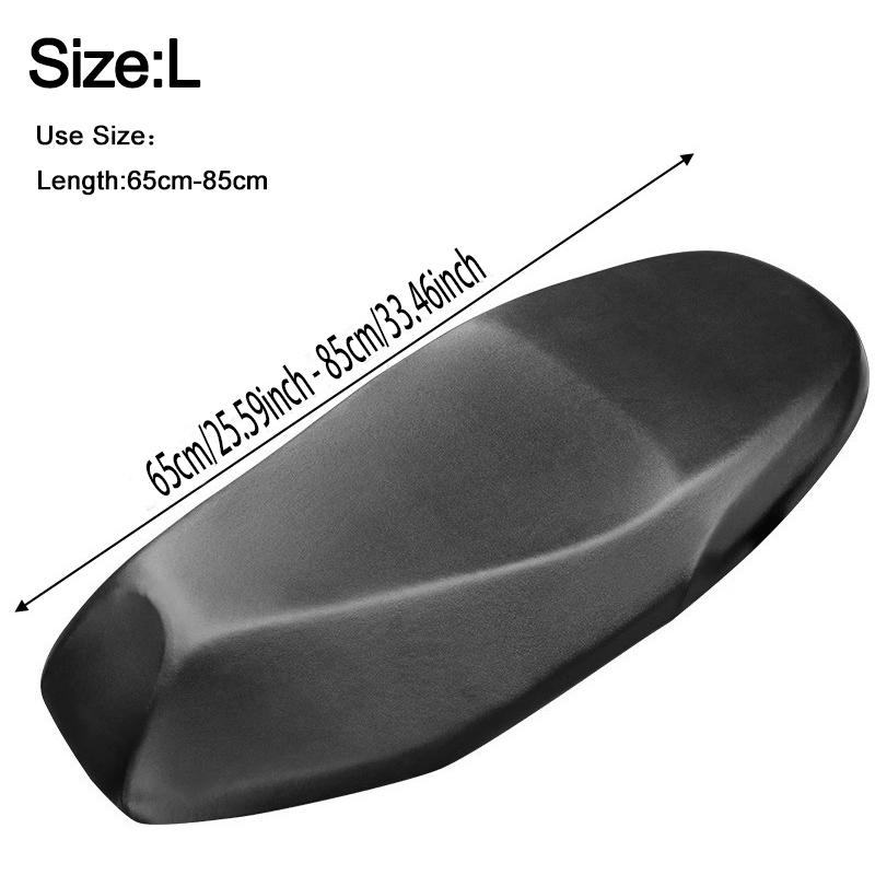 Waterproof PU Leather Motorcycle Seat Cover Breathable Cushion Weather & Sun Protector For Motorbike Electric Scooter